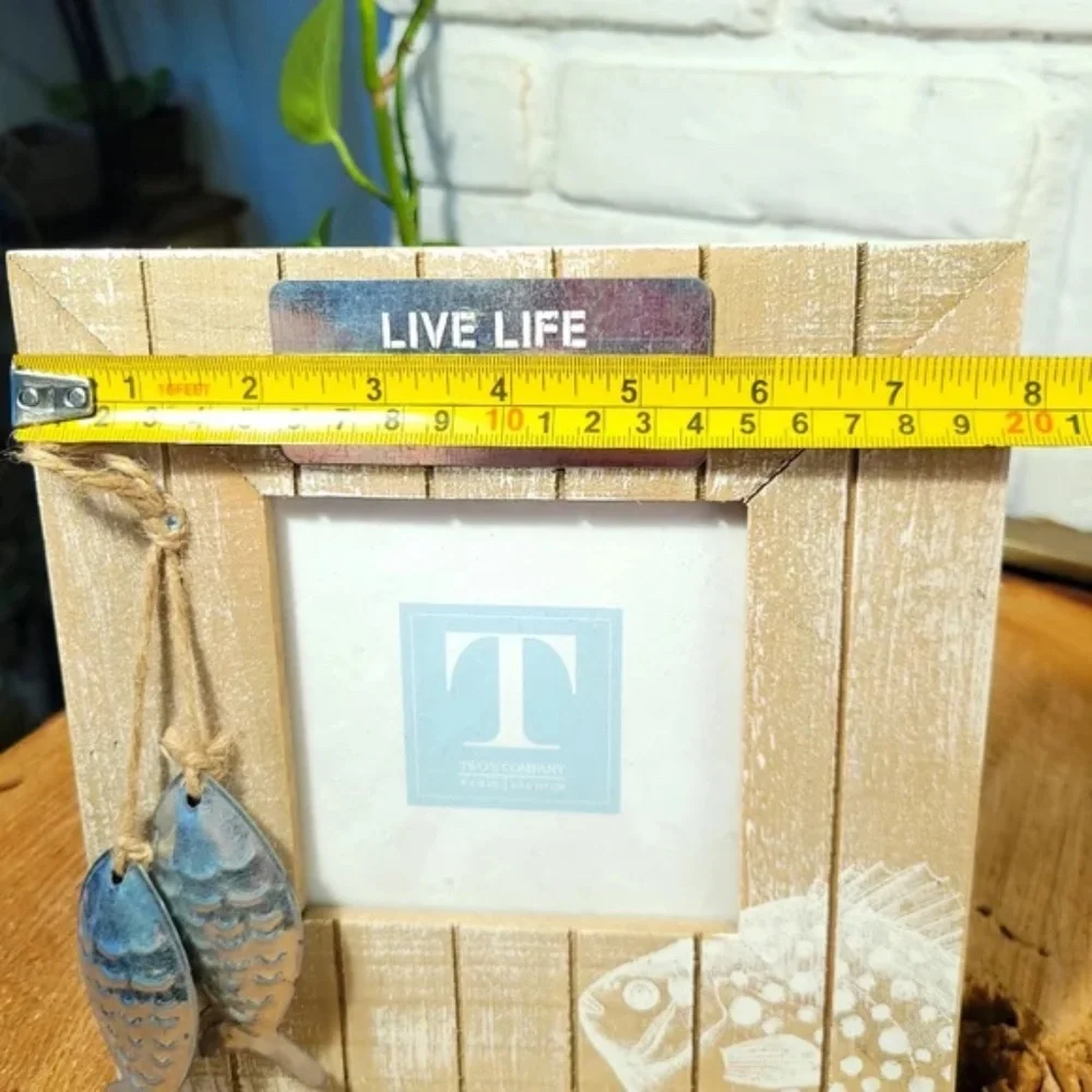 Weathered Wood Beach Photo Frame